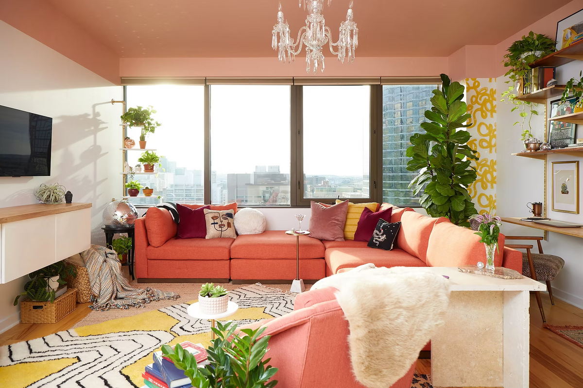 One Room Challenge - Colorful Living Room Makeover